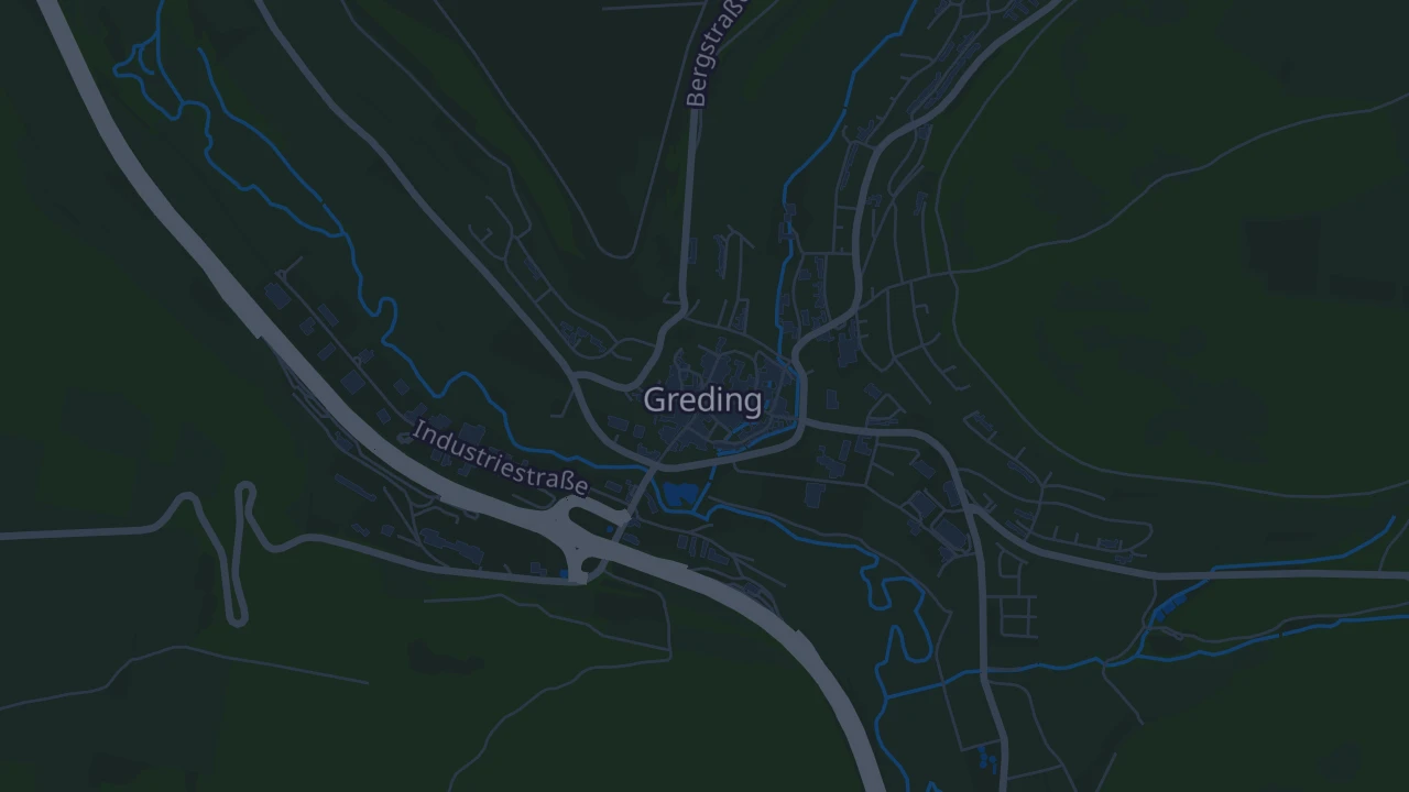 Karte von Greding