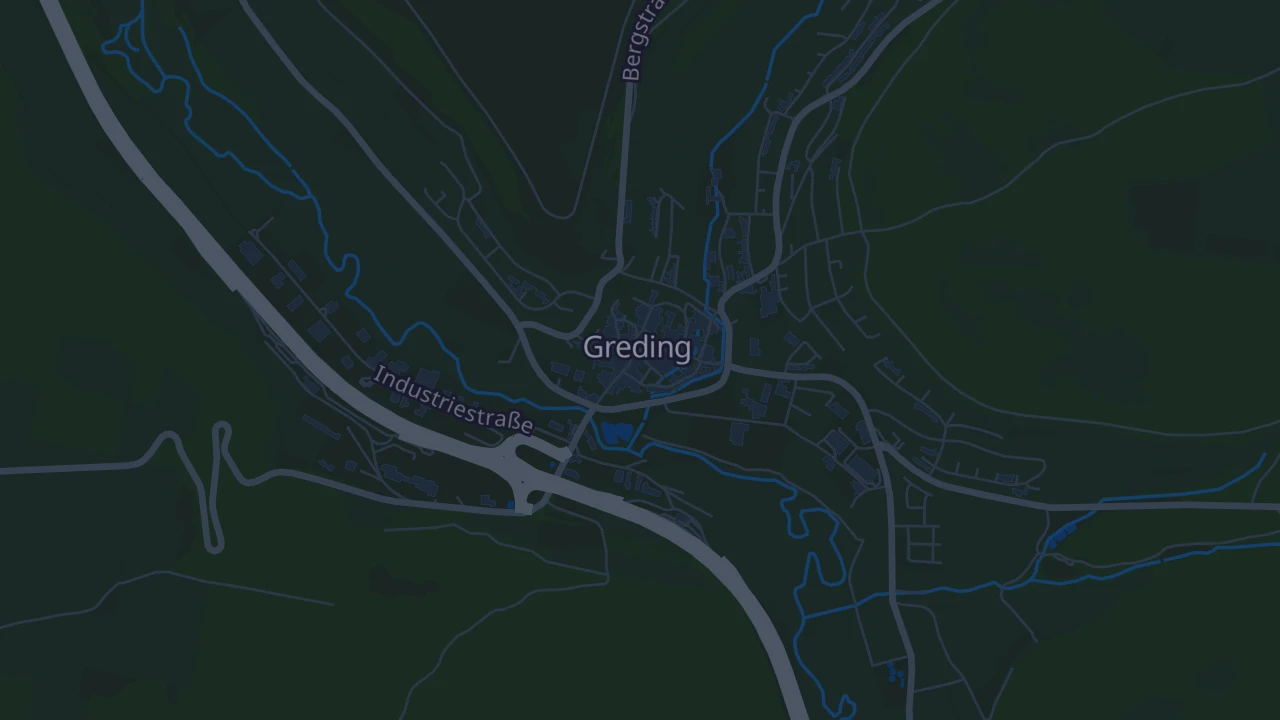 Karte von Greding