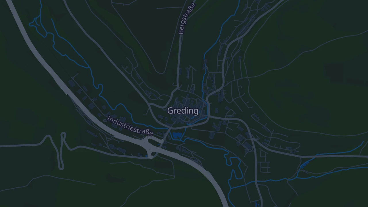 Karte von Greding