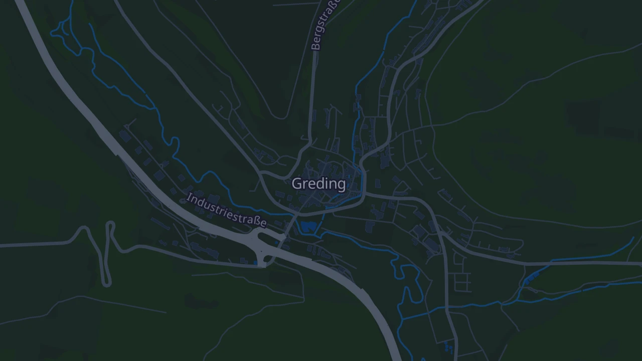 Karte von Greding