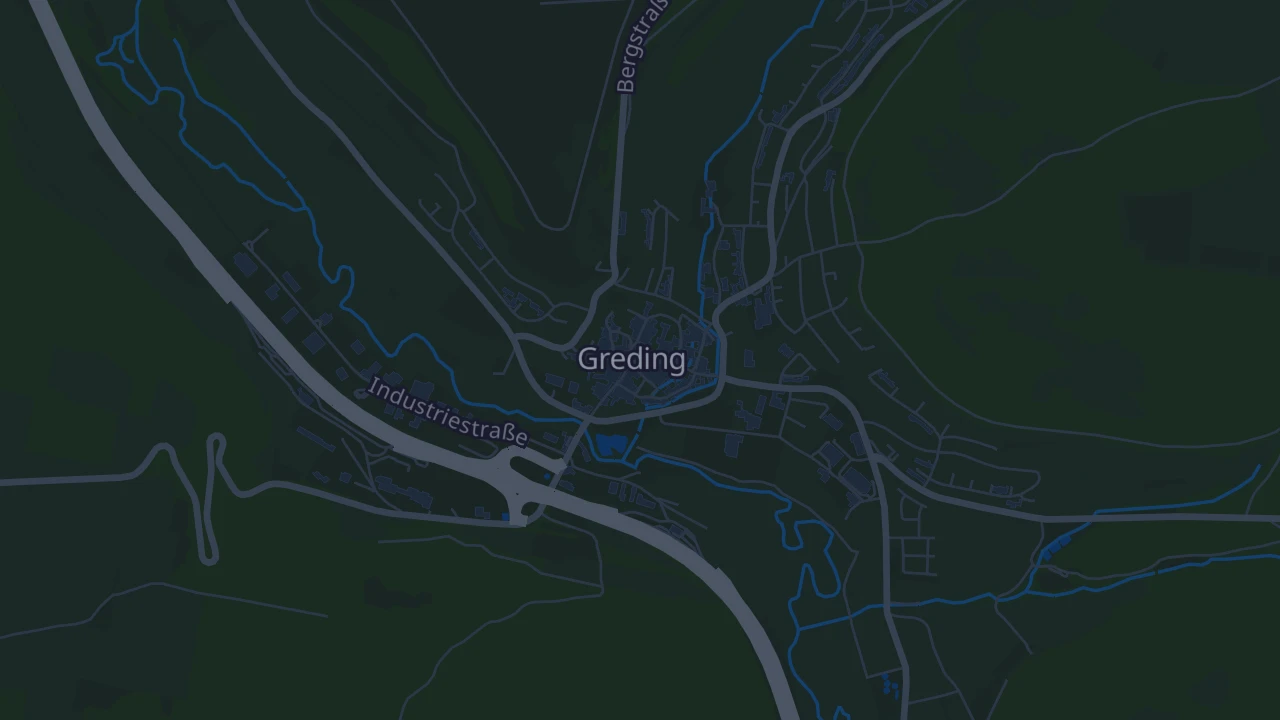 Karte von Greding