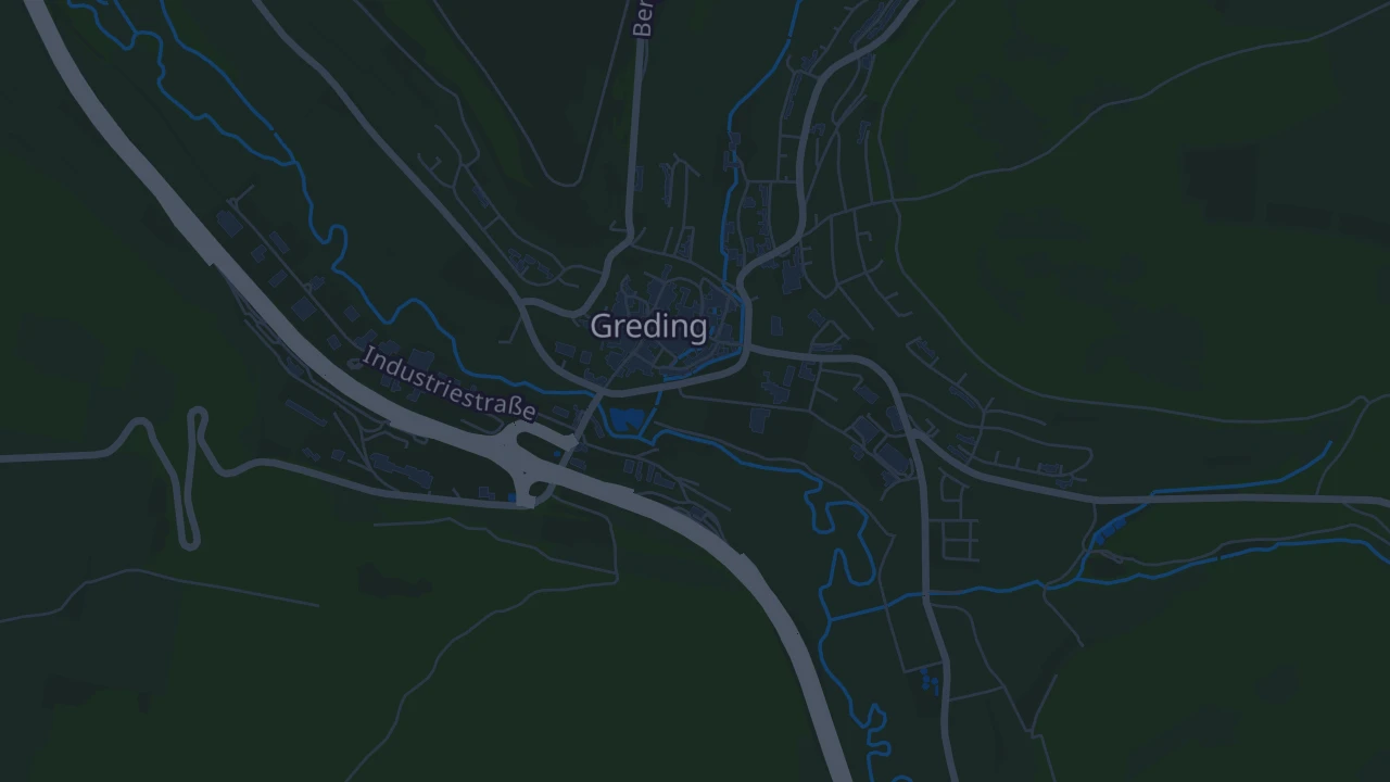 Karte von Greding