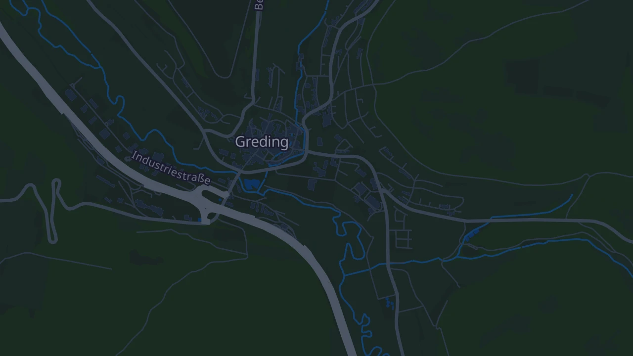 Karte von Greding
