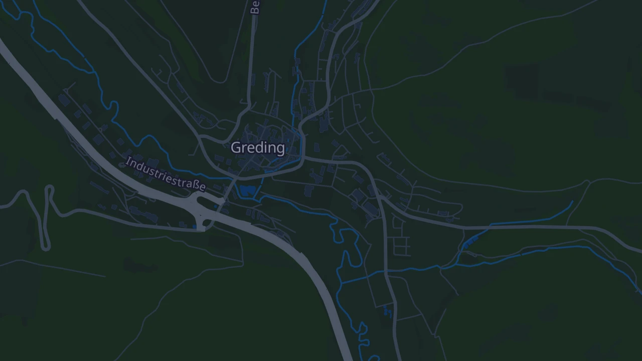 Karte von Greding