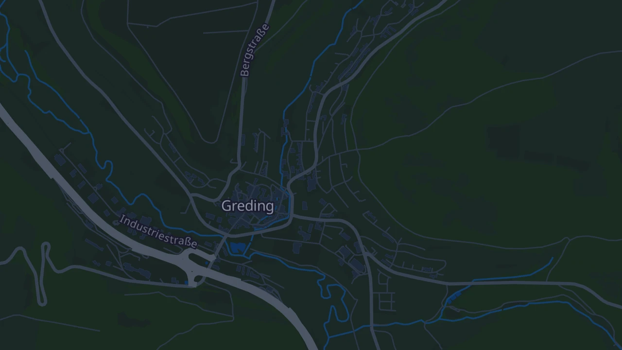 Karte von Greding