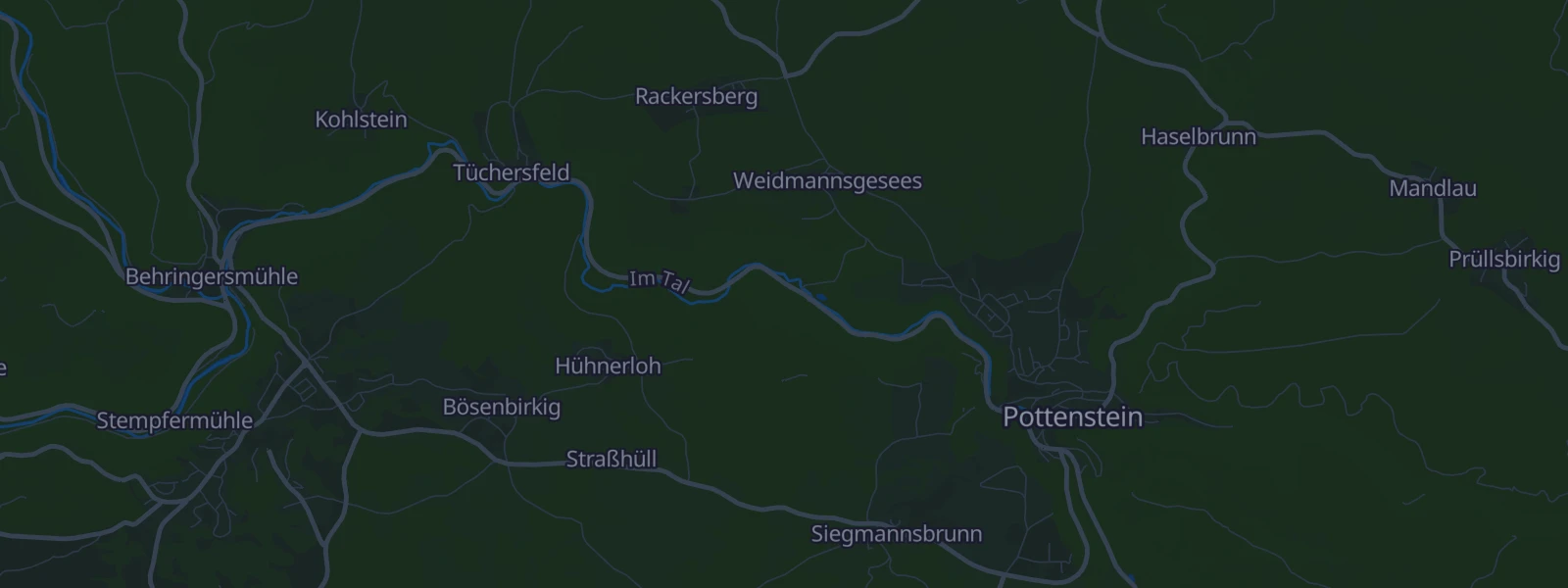Karte von Pottenstein
