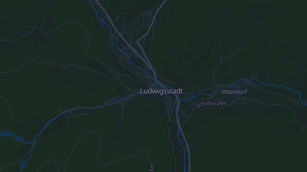 Karte von Ludwigsstadt
