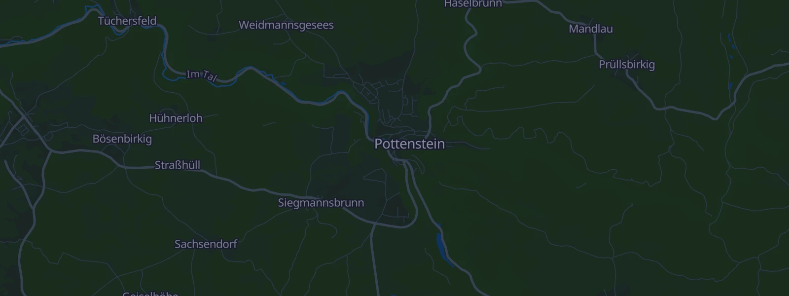 Karte von Pottenstein