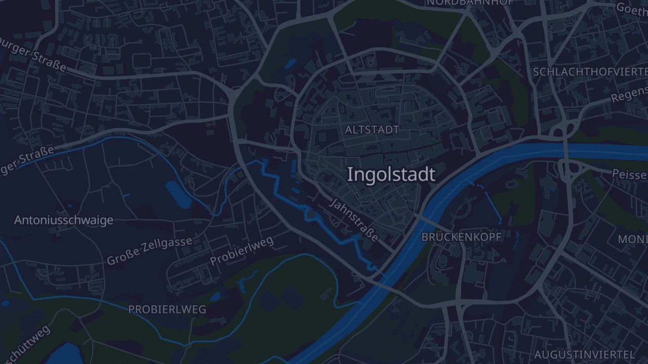 Karte von Ingolstadt