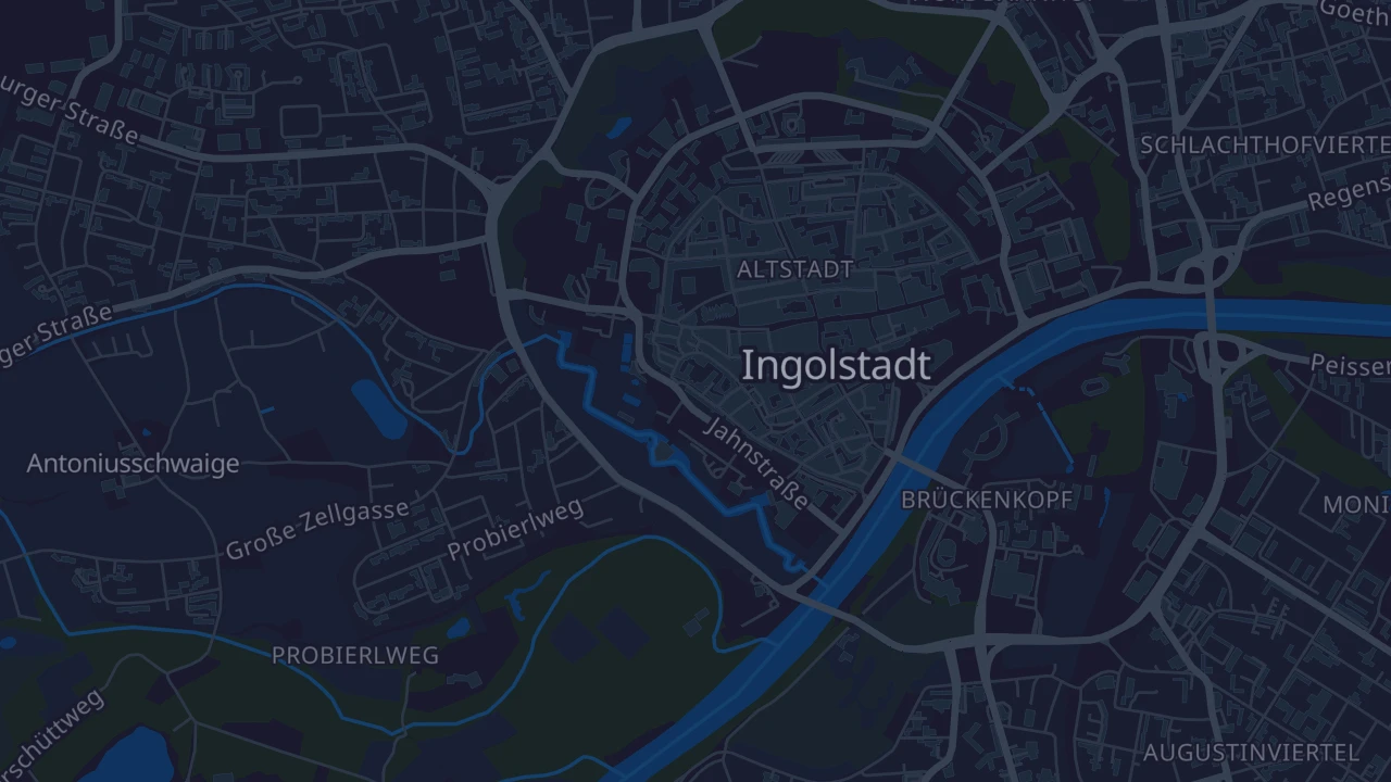 Karte von Ingolstadt
