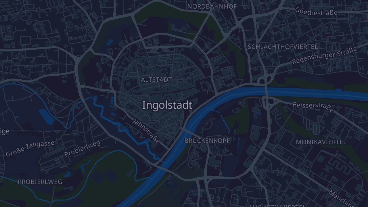 Karte von Ingolstadt