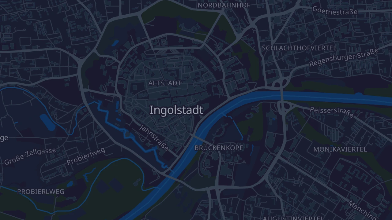 Karte von Ingolstadt
