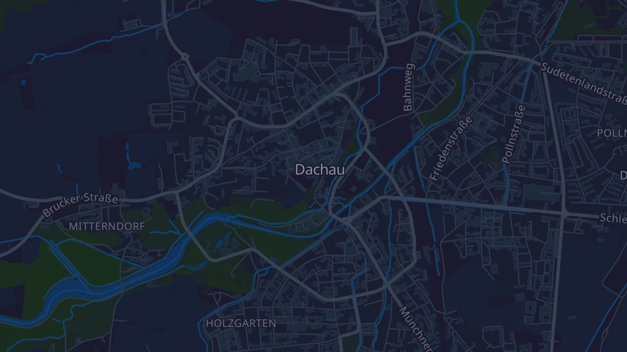 Karte von Dachau