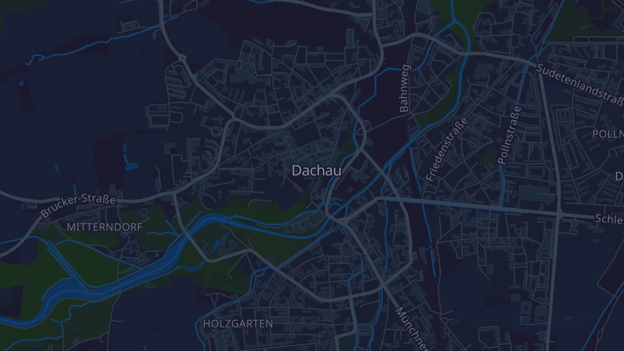 Karte von Dachau
