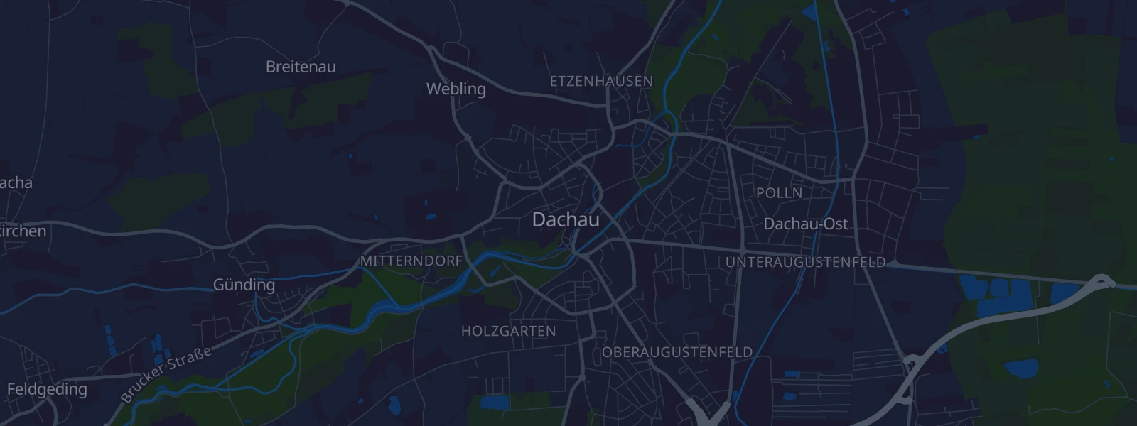 Karte von Dachau