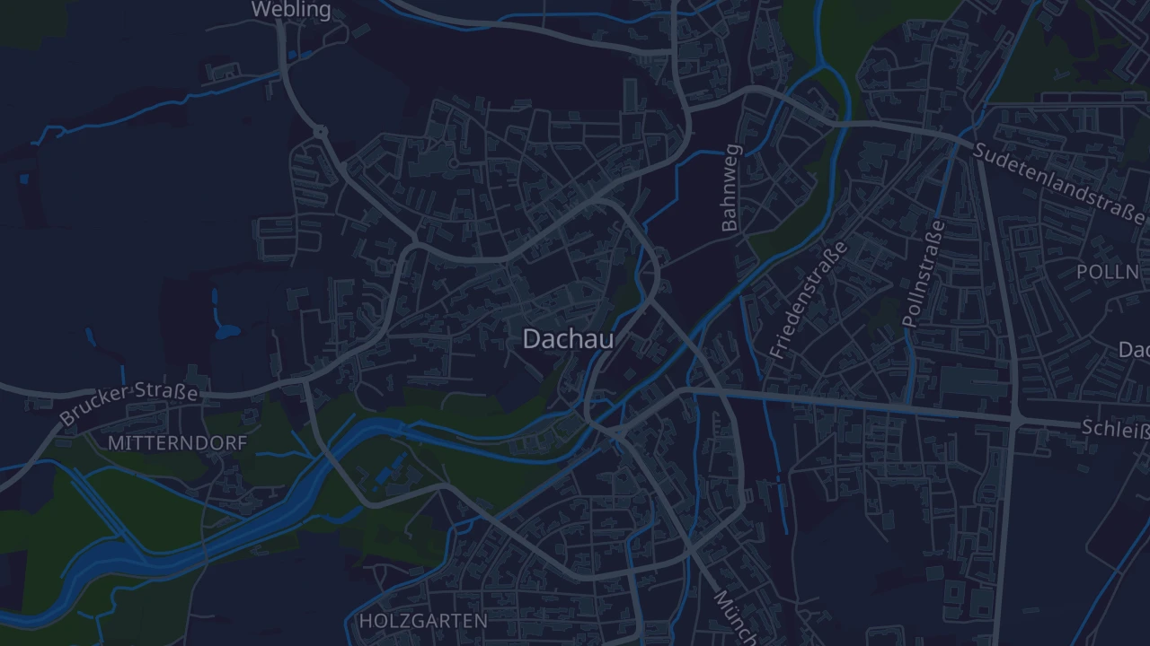 Karte von Dachau