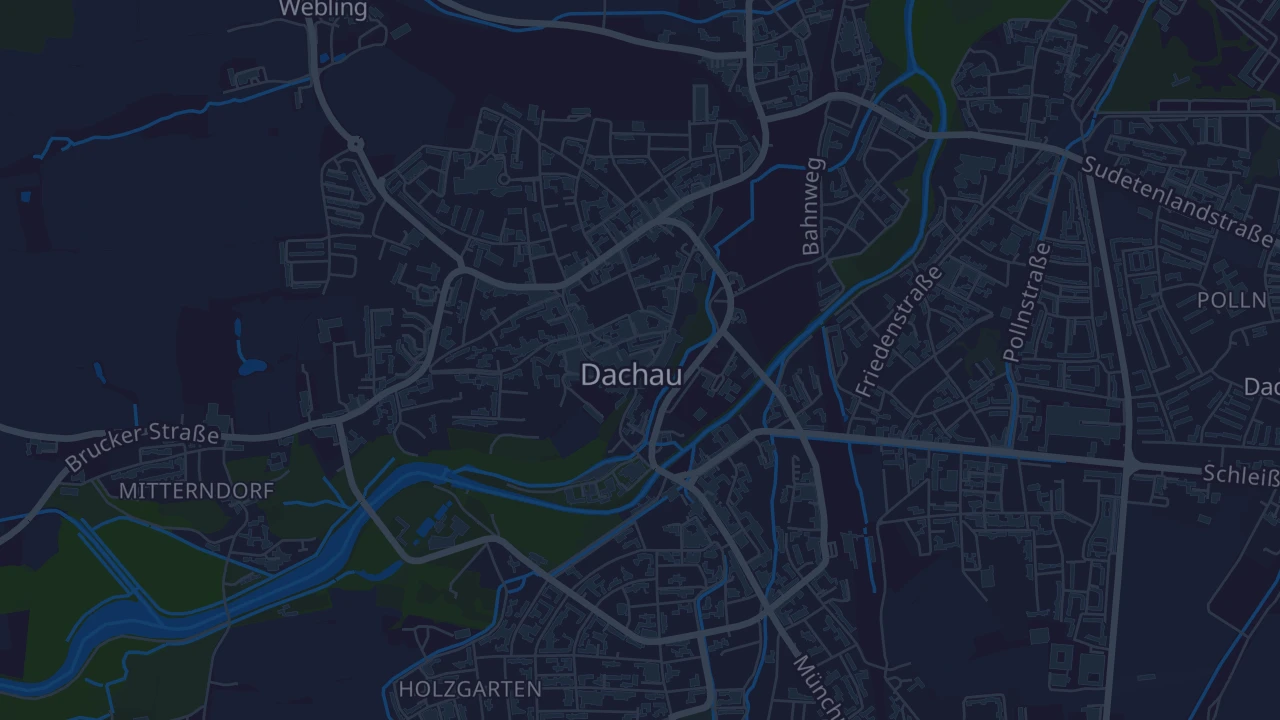 Karte von Dachau