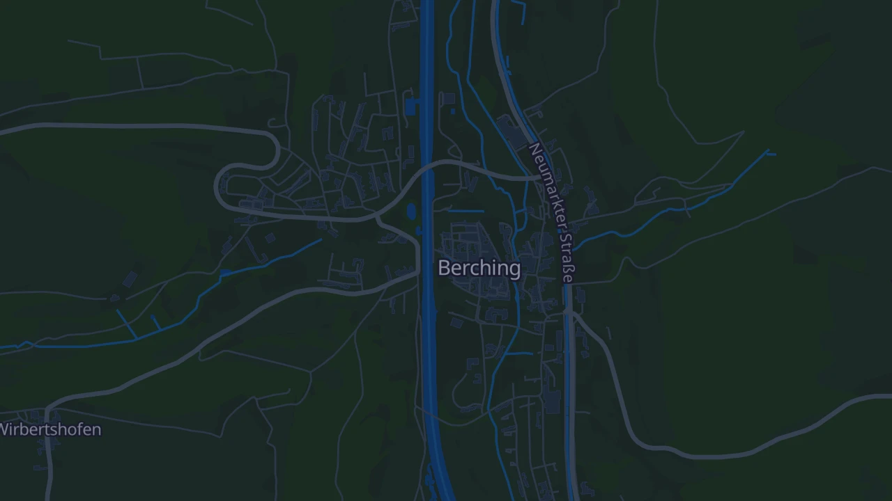 Karte von Berching