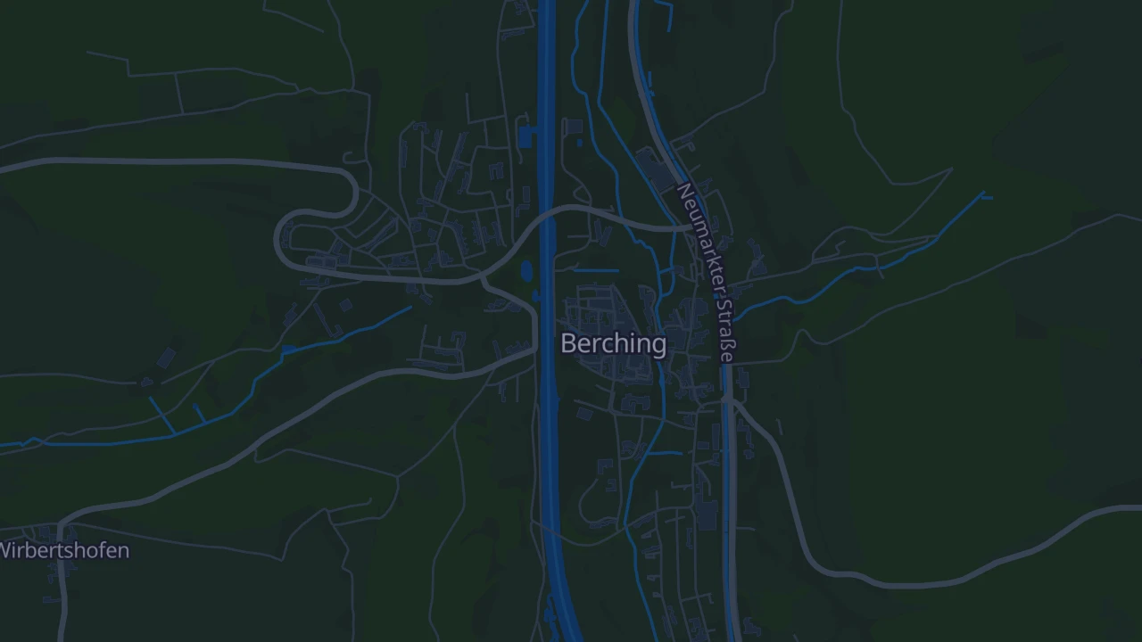 Karte von Berching