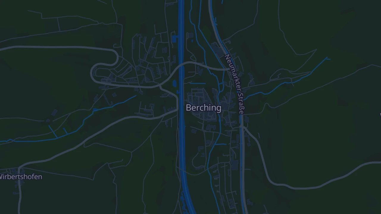 Karte von Berching