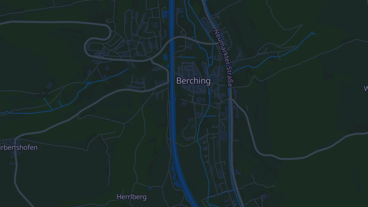 Karte von Berching