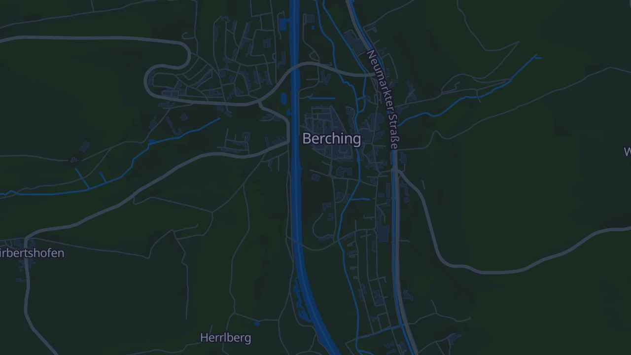 Karte von Berching