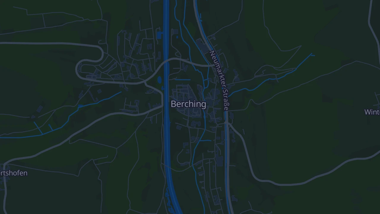 Karte von Berching