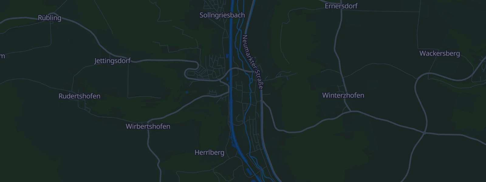 Karte von Berching