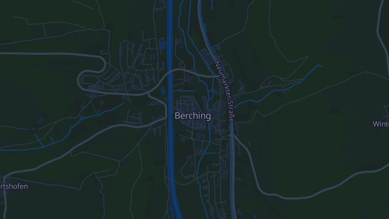 Karte von Berching