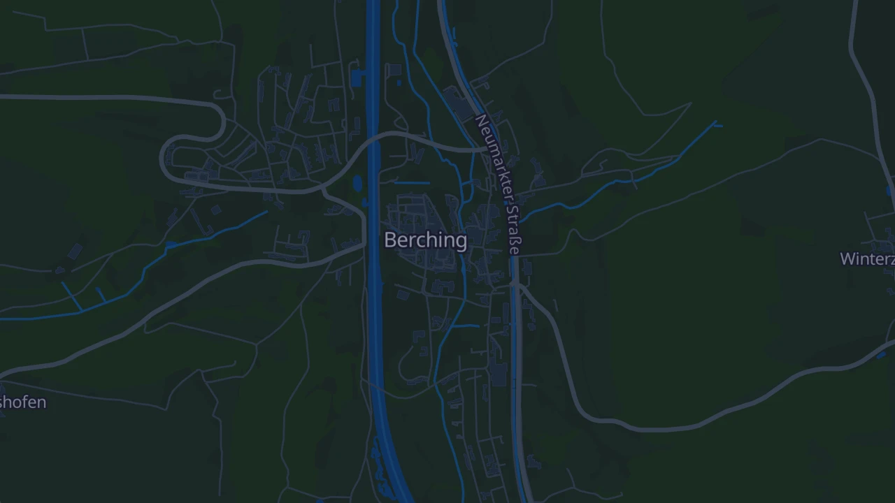 Karte von Berching