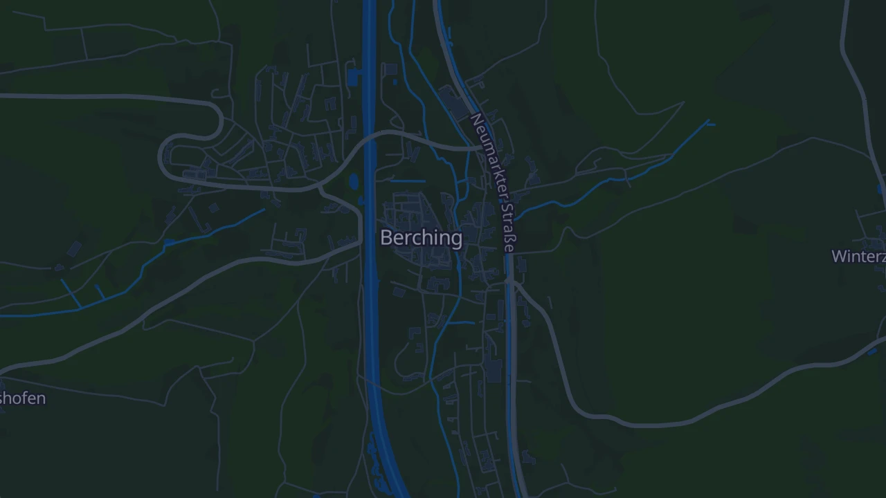 Karte von Berching