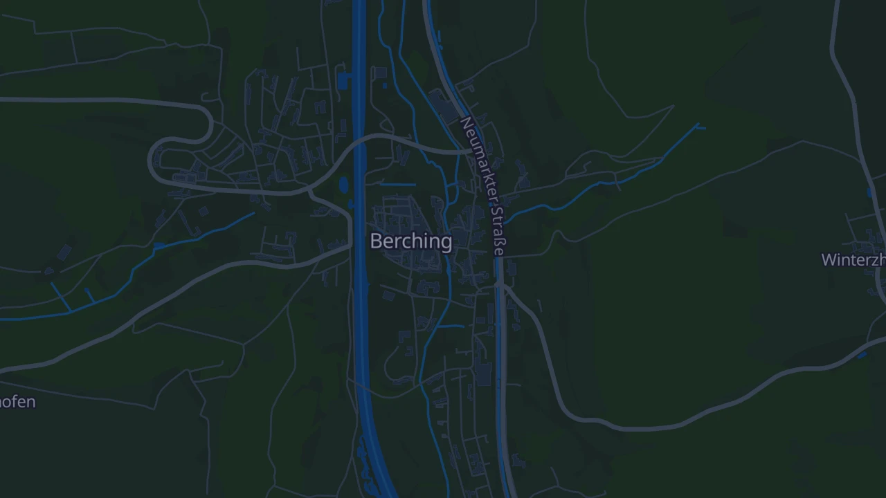 Karte von Berching