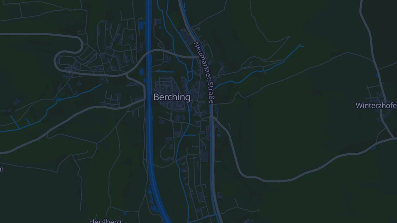 Karte von Berching