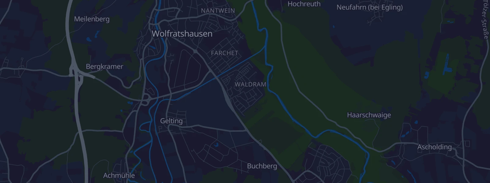 Karte von Wolfratshausen
