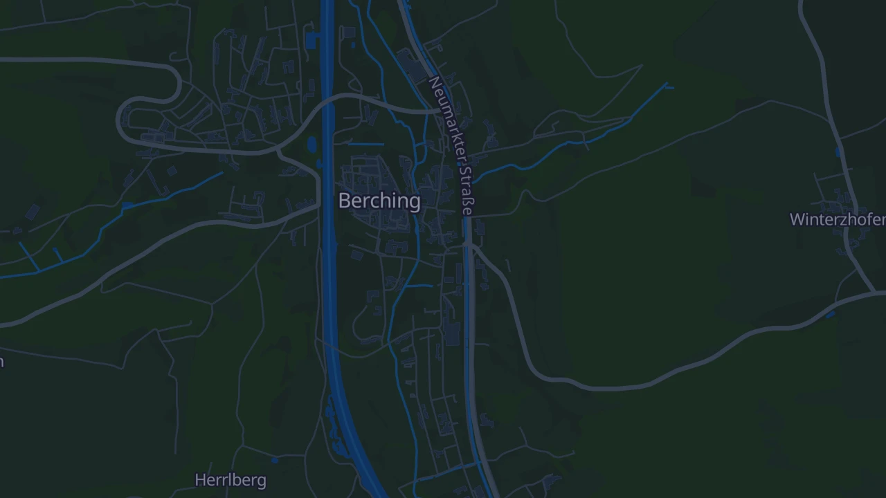 Karte von Berching