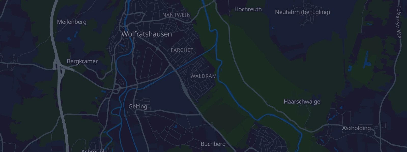 Karte von Wolfratshausen