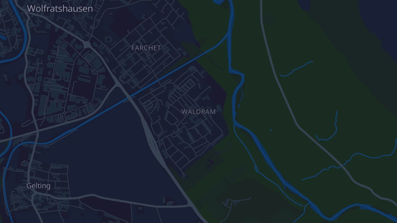 Karte von Wolfratshausen