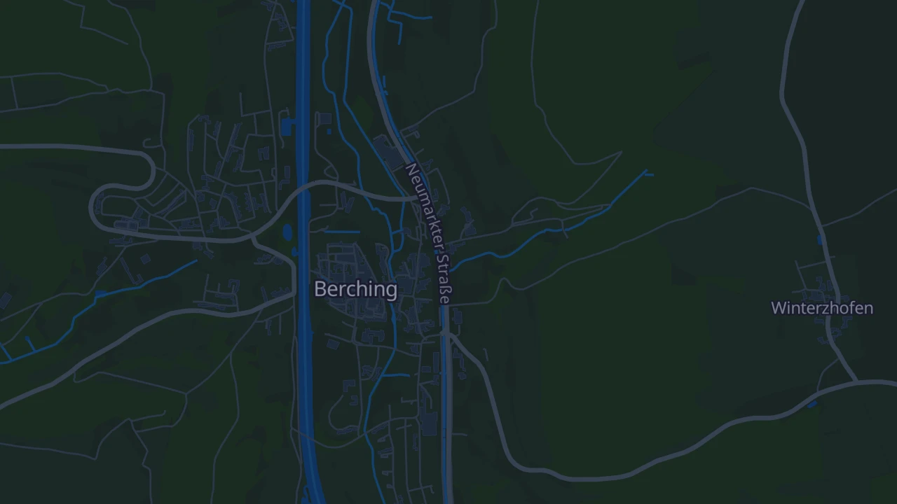 Karte von Berching