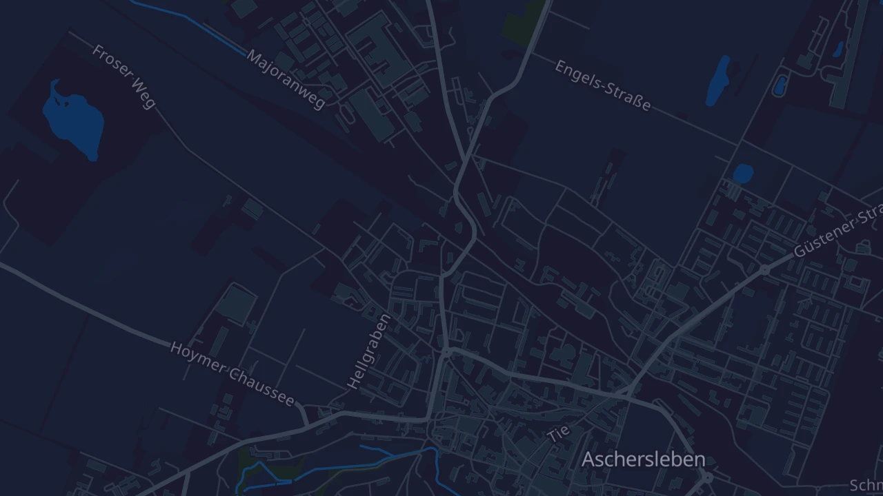 Karte von Aschersleben