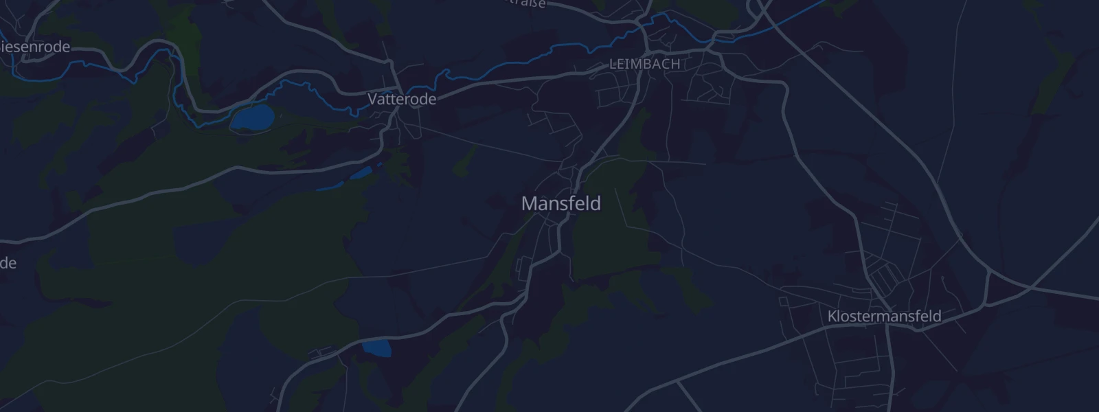 Karte von Stadt Mansfeld