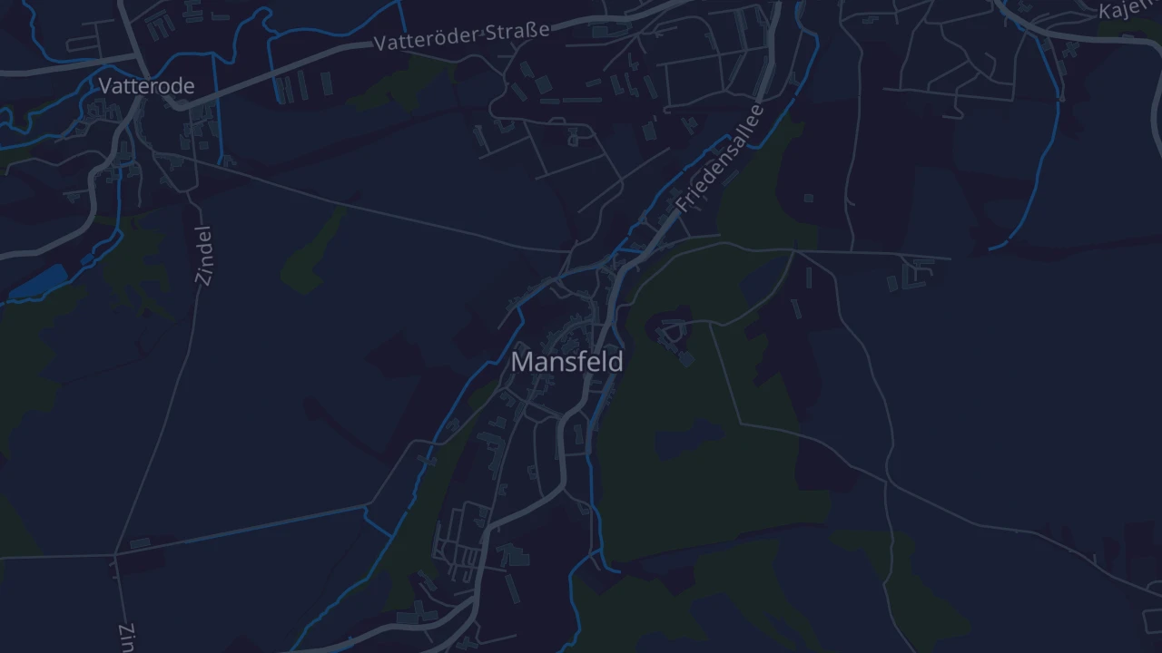 Karte von Mansfeld