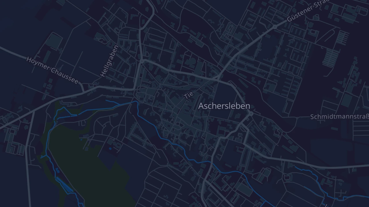 Karte von Aschersleben