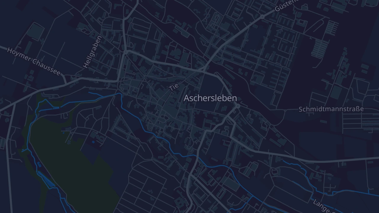 Karte von Aschersleben