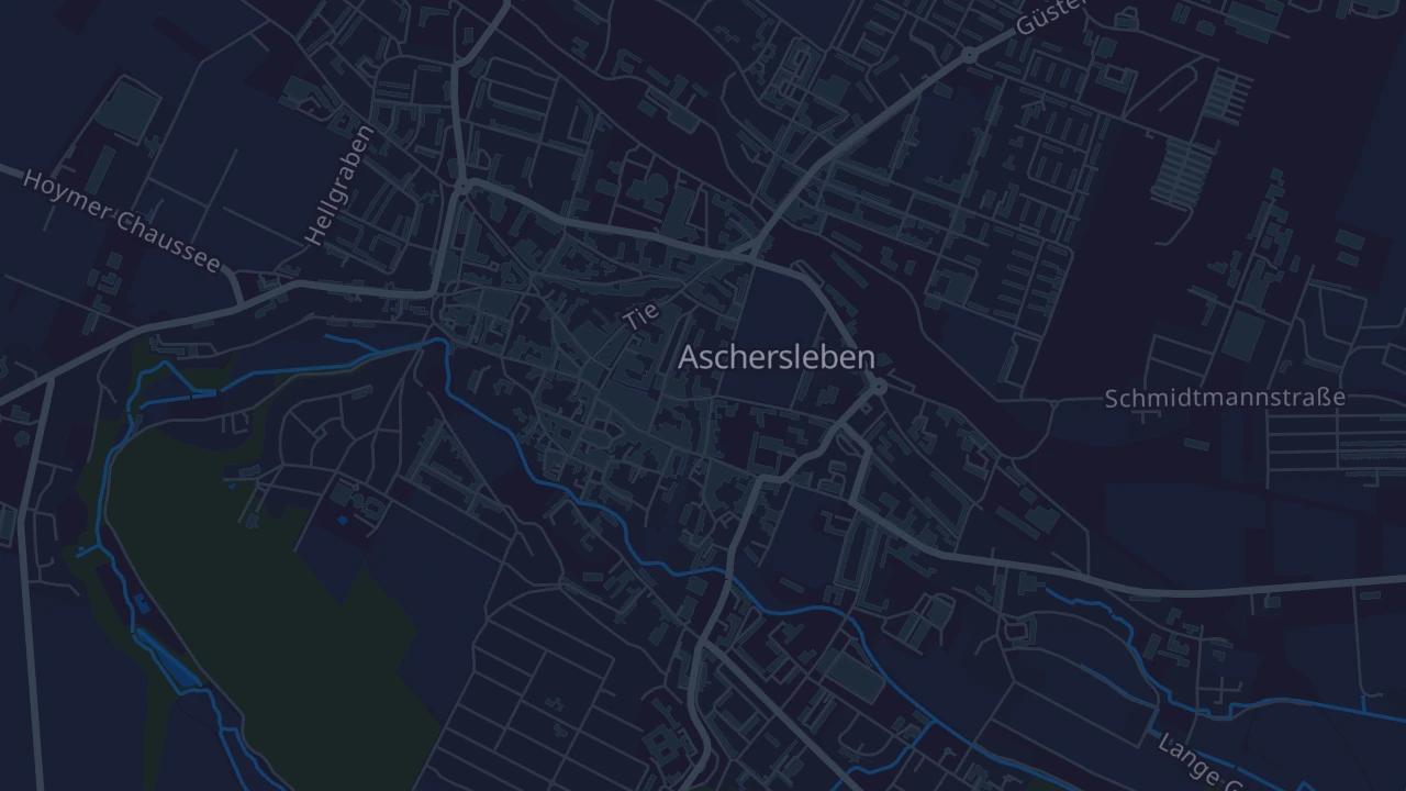 Karte von Aschersleben