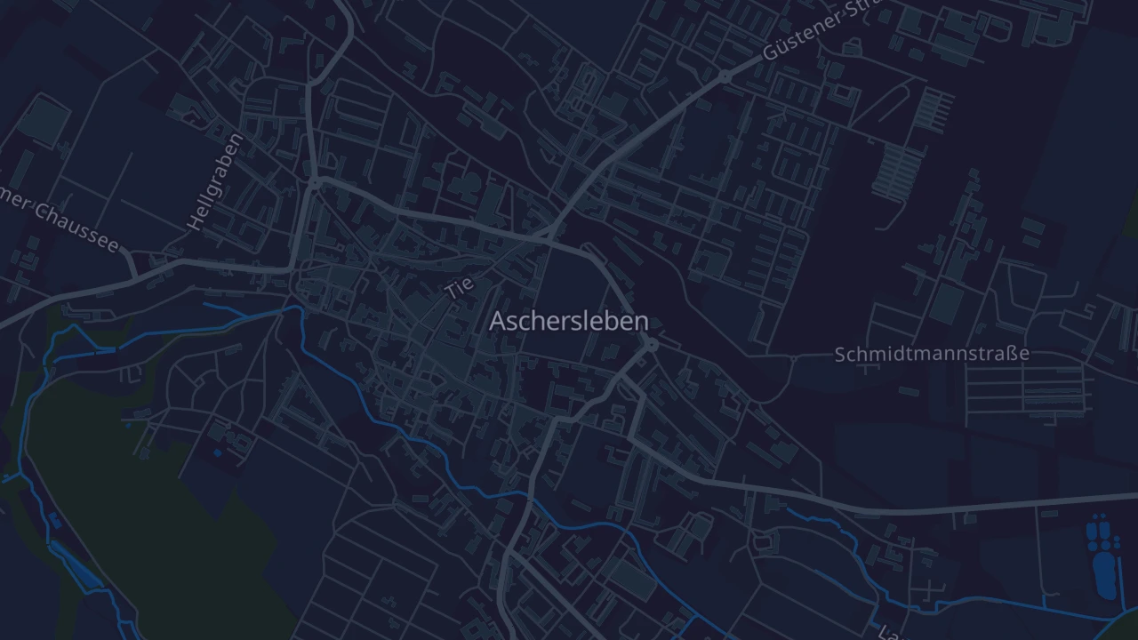 Karte von Aschersleben