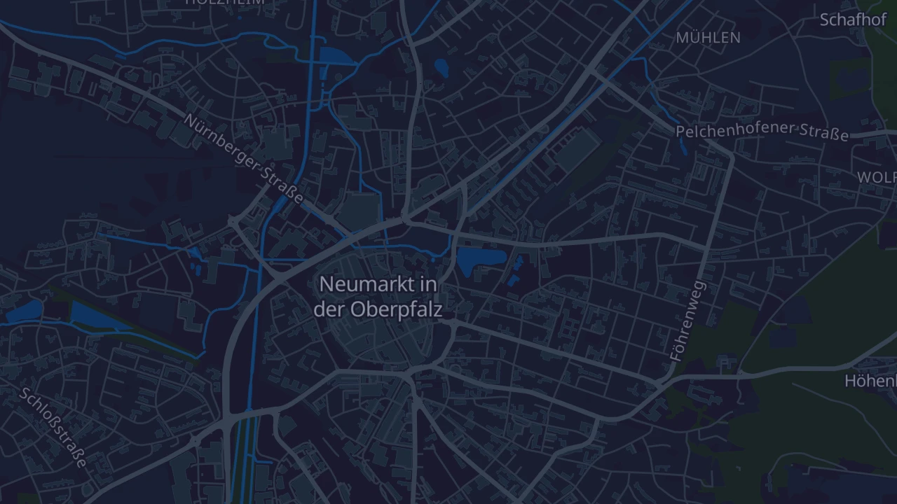 Karte von Neumarkt in der Oberpfalz
