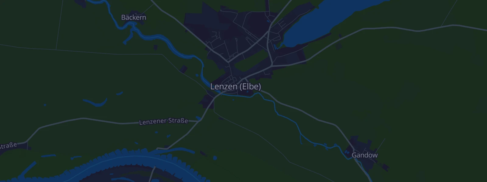 Karte von Lenzen