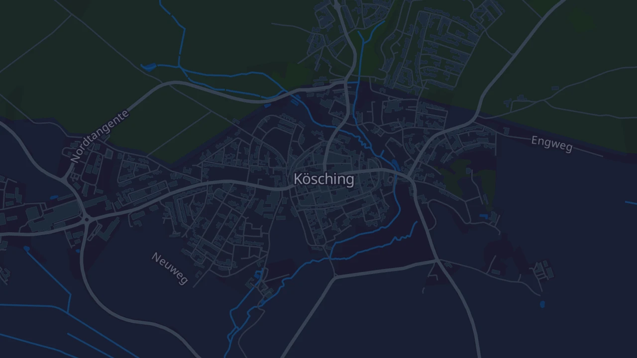 Karte von Kösching