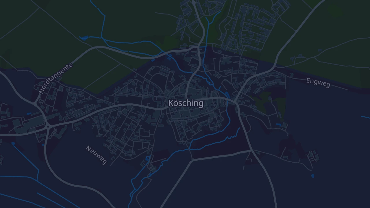 Karte von Kösching