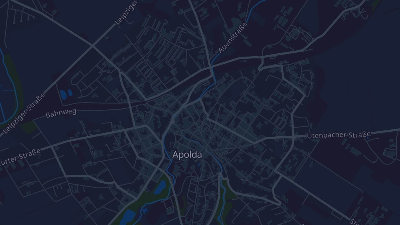 Karte von Apolda